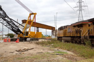 Building of the Choctaw Sub Overpass Haltom City