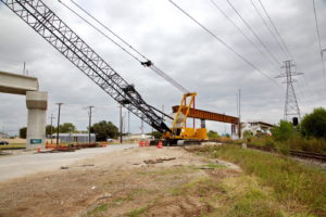 Building of the Choctaw Sub Overpass Haltom City