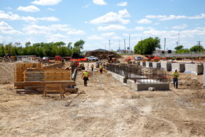 Construction of the new Equipment Maintenance Facility