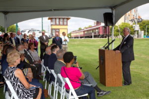 TEXRail Ground Breaking Grapevine Main Street Station Event
