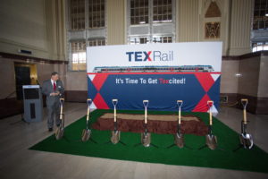 TEXRail Ground Breaking T&P Station Event