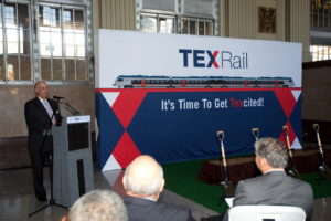TEXRail Ground Breaking T&P Station Event