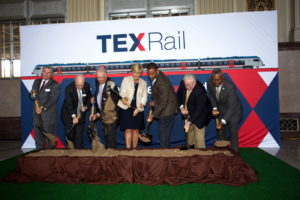 TEXRail Ground Breaking T&P Station Event