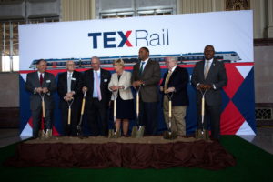TEXRail Ground Breaking T&P Station Event