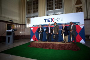 TEXRail Ground Breaking T&P Station Event