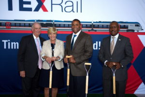 TEXRail Ground Breaking T&P Station Event