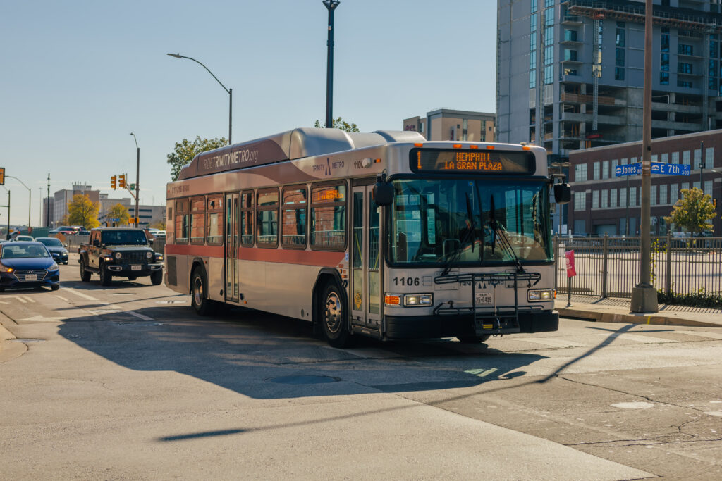 Trinity Metro Bus Downtown