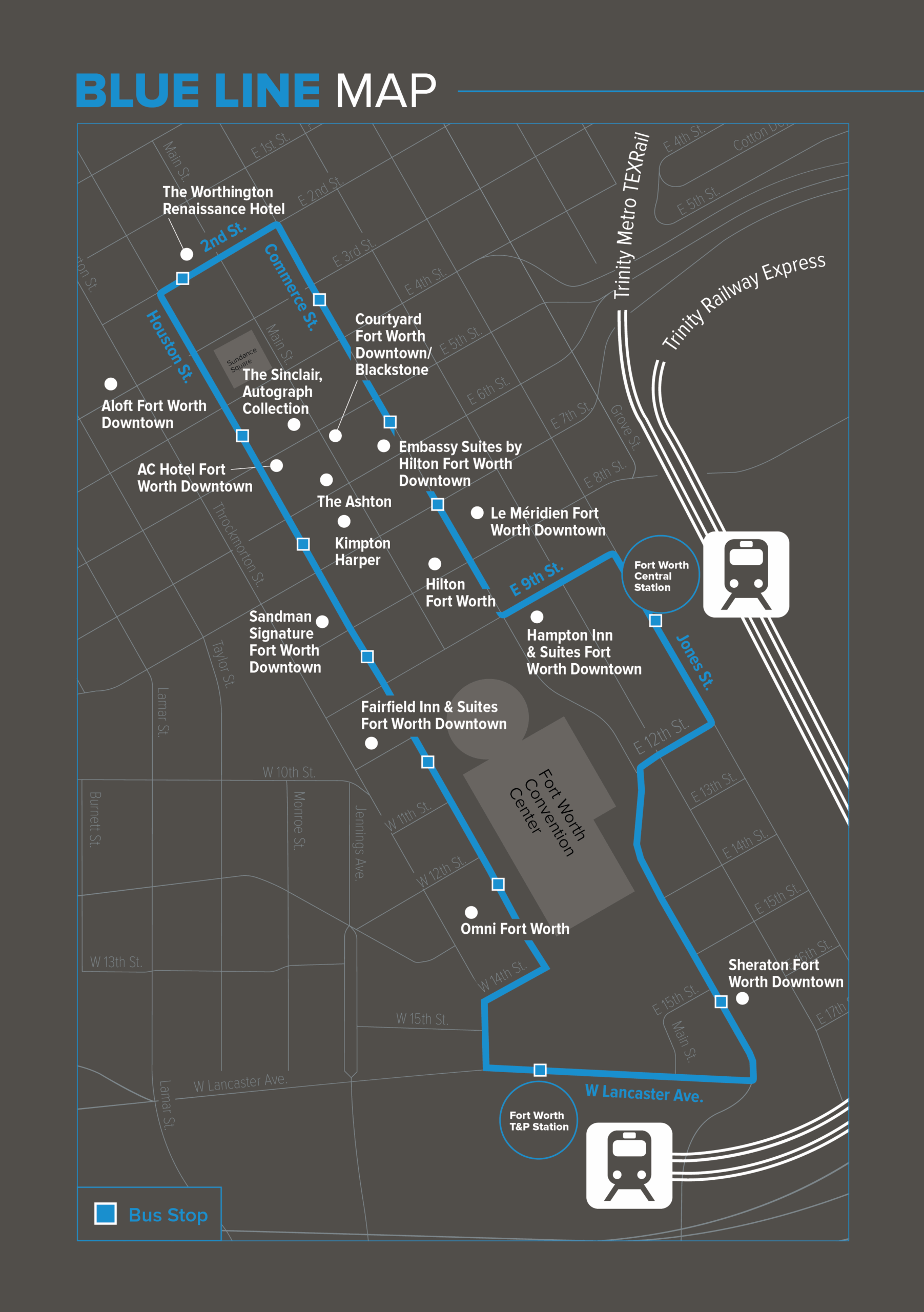 Blue Line ROUTE MAP